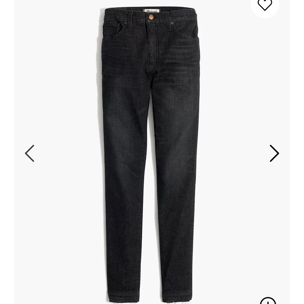 Madewell 10" High-Rise Skinny Jeans Drop-Hem